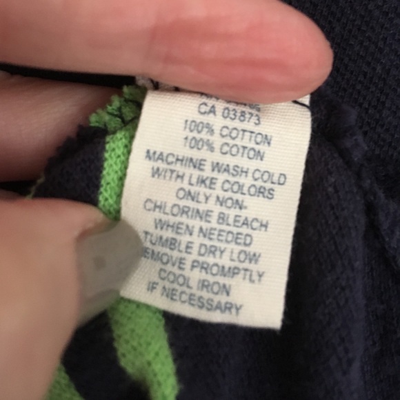 🦅 American Eagle Navy & Green Eagle Polo - Picture 4 of 4